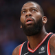 Greg Monroe #15 of the Toronto Raptors plays the Denver Nuggets at the Pepsi Center on December 16, 2018 in Denver, Colorado.